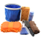 portable car washing cleaning kit with foldable bucket mitt sponge brush