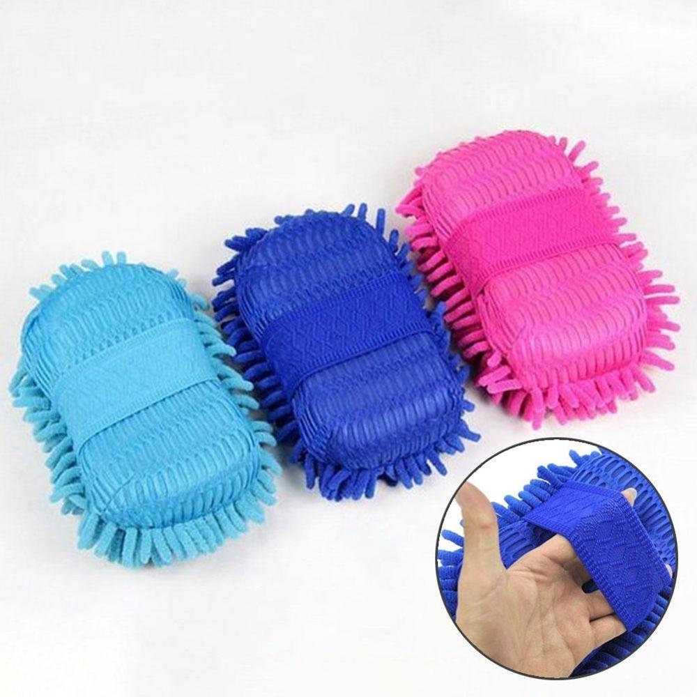 vehicle care esponja para microfiber chenille noodle car wash cleaning sponge