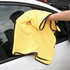 Large size orange car detailing drying towel