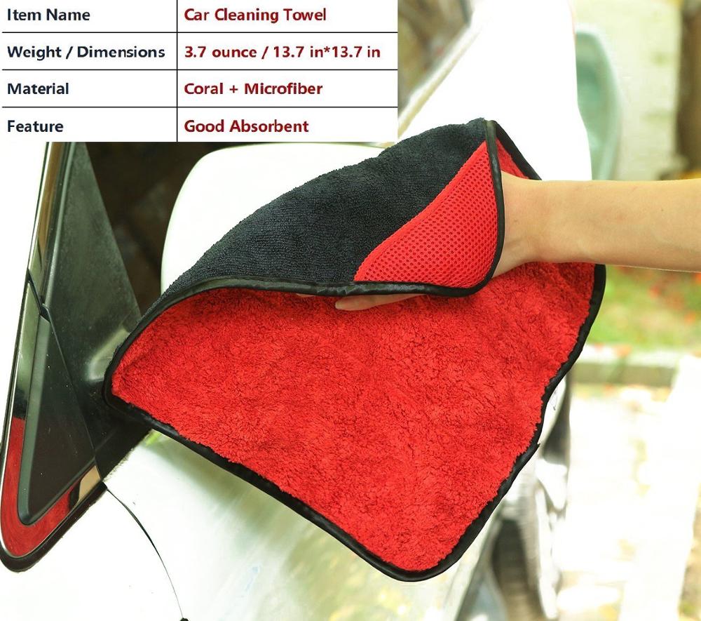 car wash kit cleaning set with microfiber towel sponge mitt wx applicator pad