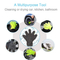 China Wholesale New Car Cleaning Glove 80%Polyester 20%Polyamide Microfiber Car Wash Glove thumb microfiber wash mitt