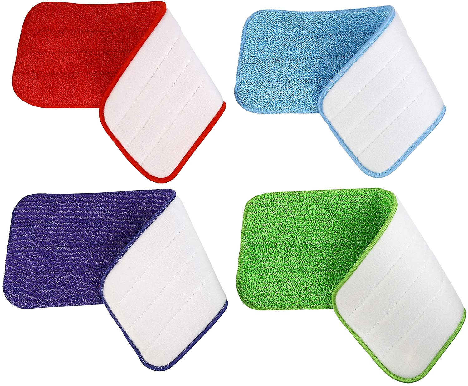 Microfiber flat mop replacement pads for Spray Mops and Reveal Mops Wet Mop Dry Mop