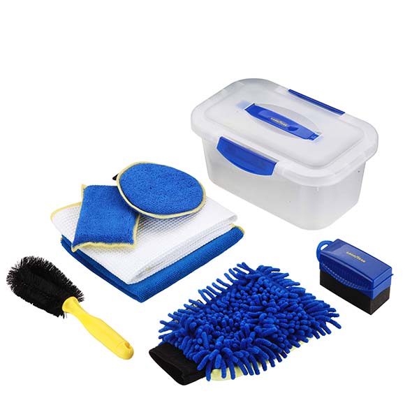 car wash products kit cleaning set with mitt towel pad sponge