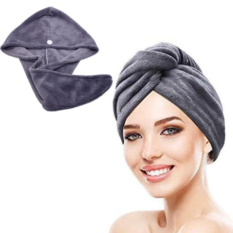 Magic Quick Dry Bath Coral Velvet Hair Turban Towel