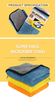wholesale Super Microfiber Car wash towel Polishing Cleaning Cloth