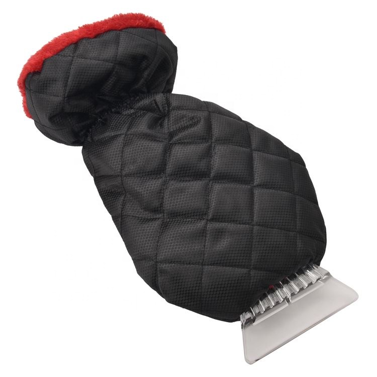 Auto With For Cleaning Car Windshield Gloves Glove Plastic Ice Scraper Mitt