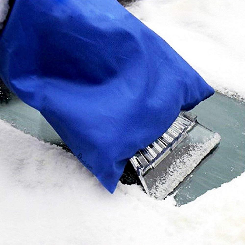 Car Vehicle Waterproof Ice Scraper Gloves