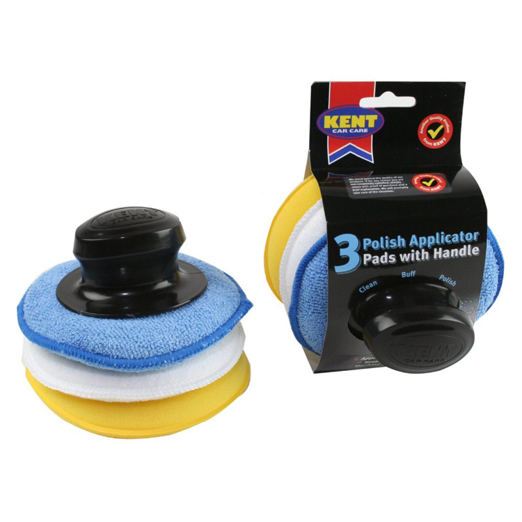 Polish Sponge Applicator Pads sponge applicator with Handle