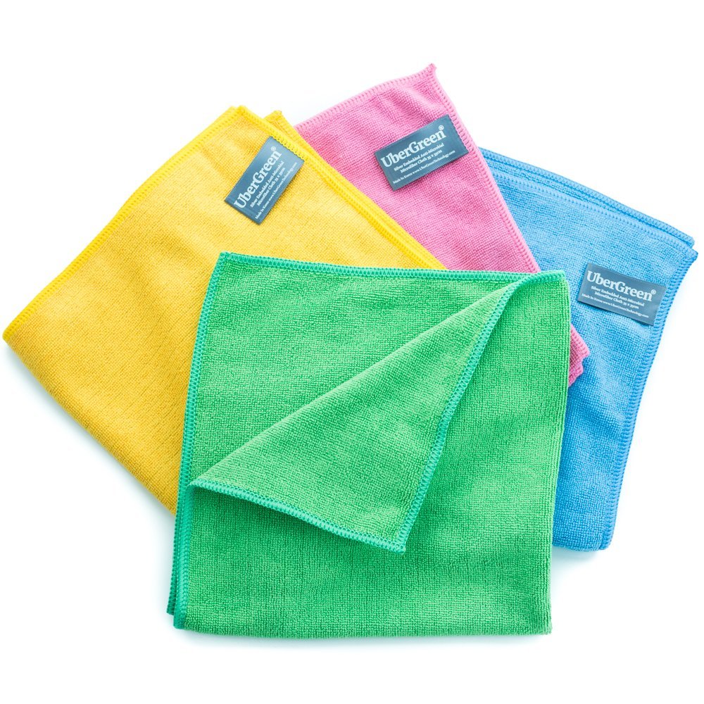 Knitted Terry Microfiber Cloths Cleaning With Microfiber Cloths