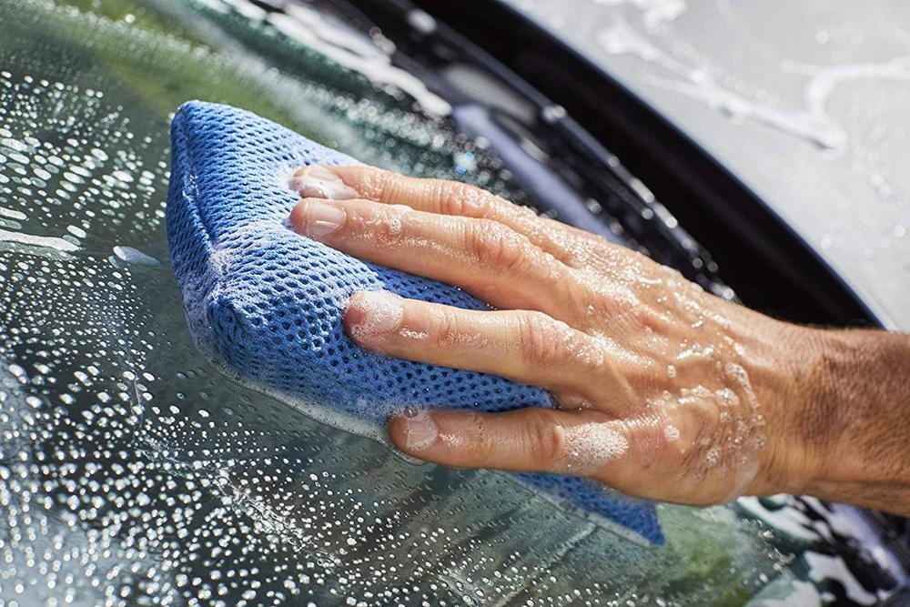 High quality polish pad clean car waxing sponge